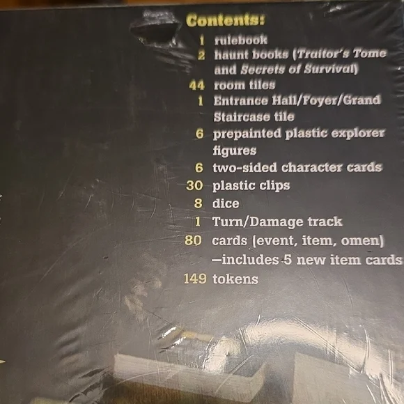 Green Black and Yellow Haunted House Board Game - Picture 6 of 8